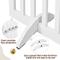 Show in main carousel: Yaheetech Dog Playpen, White, 3-Panel, 36-in slide 7 of 8