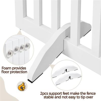 Show full view: Yaheetech Dog Playpen, White, 3-Panel, 36-in slide 7 of 8