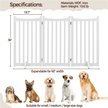 Show in main carousel: Yaheetech Dog Playpen, White, 3-Panel, 36-in slide 4 of 8