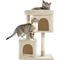 Show in main carousel: Yaheetech 33.5-in Plush Cat Tree & Condo, Beige slide 2 of 8
