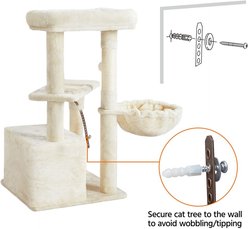 Yaheetech 34.5-in Plush Cover Cat Tree, Beige slide 2 of 9