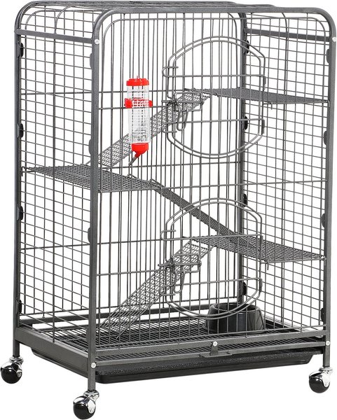 Yaheetech 37-in Small Animal Pet Cage, Black