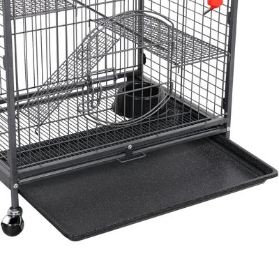 Show full view: Yaheetech 37-in Small Animal Pet Cage, Black slide 8 of 9