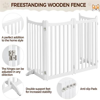 Show full view: Yaheetech Dog Playpen, White, 4-Panel, 36-in slide 6 of 9