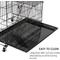 Show in main carousel: Yaheetech 4-Tier Metal Cat Cage, Black, 48.4-in slide 7 of 10