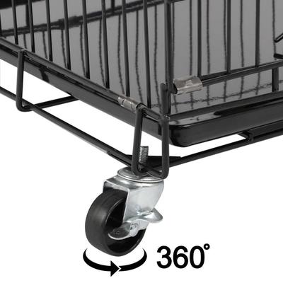 Show full view: Yaheetech 4-Tier Metal Cat Cage, Black, 48.4-in slide 8 of 10