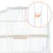 Show in main carousel: Yaheetech 41-in Open Top Metal Birdcage Parrot Cage, White slide 6 of 10