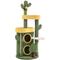 Show in main carousel: Yaheetech 48.5-in Oasis-Themed Cat Tree, Green/Yellow slide 2 of 7