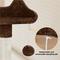 Show in main carousel: Yaheetech 54-in Plush Multi-Cat Kitten Tree & Condo, Brown slide 7 of 11