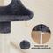 Show in main carousel: Yaheetech 54-in Plush Multi-Cat Kitten Tree & Condo, Dark Gray slide 7 of 11