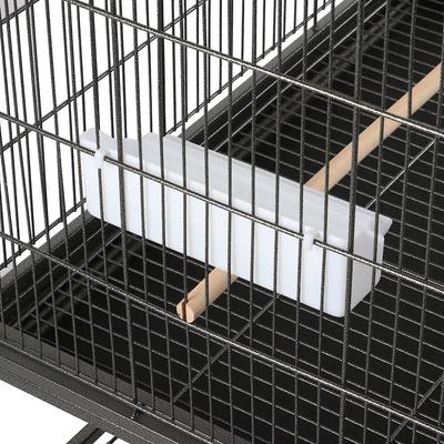 Show full view: Yaheetech 52-in Rolling Bird Cage, Hammered Black, Large slide 9 of 10