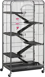Yaheetech 52-in Small Animal Pet Cage, Black