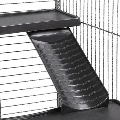 Show full view: Yaheetech 52-in Small Animal Pet Cage, Black slide 7 of 10