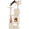 Show in main carousel: Yaheetech 54.5" H Multilevel Indoor Cat Tree & Condo, Beige slide 2 of 11