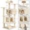 Show in main carousel: Yaheetech 54.5" H Multilevel Indoor Cat Tree & Condo, Beige slide 5 of 11