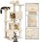 Show in main carousel: Yaheetech 54.5" H Multilevel Indoor Cat Tree & Condo, Beige slide 7 of 11