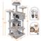 Show in main carousel: Yaheetech 54.5" H Multilevel Indoor Cat Tree & Condo, Light Gray slide 2 of 9