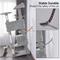 Show in main carousel: Yaheetech 54.5" H Multilevel Indoor Cat Tree & Condo, Light Gray slide 7 of 9