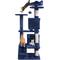 Show in main carousel: Yaheetech 54.5" H Multilevel Indoor Cat Tree & Condo, Navy Blue slide 2 of 11