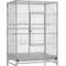 Show in main carousel: Yaheetech 54-in Rolling Metal Large Parrot Cage Mobile Bird Cage with Detachable Stand, Light Gray slide 6 of 9