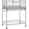 Show in main carousel: Yaheetech 54-in Rolling Metal Large Parrot Cage Mobile Bird Cage with Detachable Stand, Light Gray slide 7 of 9