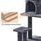Show in main carousel: Yaheetech 57-in Cat Tree for Indoor Cats, Medium, Dark Gray slide 8 of 10
