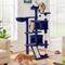 Show in main carousel: Yaheetech 57-in Plush Cat Tree & Condo, Navy Blue slide 1 of 12