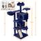 Show in main carousel: Yaheetech 57-in Plush Cat Tree & Condo, Navy Blue slide 4 of 12