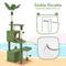 Show in main carousel: Yaheetech 59-in Green Leaves Plush Cat Tree slide 6 of 8
