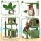 Show in main carousel: Yaheetech 59-in Green Leaves Plush Cat Tree slide 5 of 8