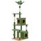 Show in main carousel: Yaheetech 59-in Green Leaves Plush Cat Tree slide 3 of 8