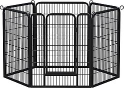 Yaheetech 6-Panel 40-in Metal Dog Playpen