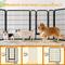 Show in main carousel: Yaheetech Heavy Duty Metal Dog & Cat Playpen, Black, 40-in, 6-panel slide 4 of 8