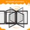 Show in main carousel: Yaheetech 6-Panel Foldable Wire Dog Gate, Espresso, 32-in H slide 8 of 11