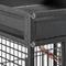 Show in main carousel: Yaheetech 61-in Rolling Parrot Cage & Playtop, Hammered Black slide 5 of 11