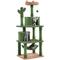 Show in main carousel: Yaheetech 62.5-in Cactus Cat Tree, Medium, Green & Brown slide 2 of 10