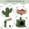 Show in main carousel: Yaheetech 62.5-in Cactus Cat Tree, Medium, Green & Brown slide 4 of 10