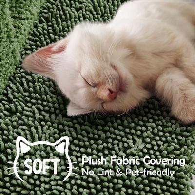 Show full view: Yaheetech 62.5-in Cactus Cat Tree, Medium, Green & Brown slide 6 of 10