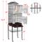 Show in main carousel: Yaheetech 62.5-in Rolling Large Bird Cage & Detachable Stand, Black slide 4 of 10