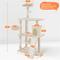 Show in main carousel: Yaheetech 63.5-in Plush Cat Tree & Condo, Beige slide 3 of 8