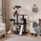 Show in main carousel: Yaheetech 63.5-in Plush Cat Tree & Condo, Black slide 1 of 8