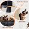 Show in main carousel: Yaheetech 63.5-in Plush Cat Tree & Condo, Black slide 5 of 8