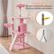 Show in main carousel: Yaheetech 63.5-in Plush Cat Tree & Condo, Pink slide 6 of 8