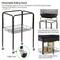 Show in main carousel: Yaheetech 64-in Open Top Metal Parrot Cage with Detachable Rolling Stand, Black slide 7 of 10