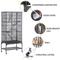 Show in main carousel: Yaheetech 69-in Parrot Cage with Detachable Stand, Black slide 4 of 11