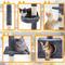 Show in main carousel: Yaheetech 7.4 to 8.7-ft Floor-to-Ceiling Cat Tree, Dark Gray slide 4 of 7