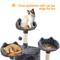 Show in main carousel: Yaheetech 76.5-in Tree with 3 Condos Cat Tree, Dark Gray, Large slide 5 of 10
