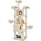 Show in main carousel: Yaheetech 76.5-in Tree with 3 Condos Cat Tree, Large, Beige slide 3 of 9