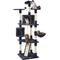Show in main carousel: Yaheetech 79-in Plush Cat Tree & Condo, Black, Large slide 3 of 13