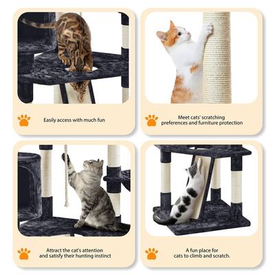 Yaheetech 79-in Plush Cat Tree & Condo